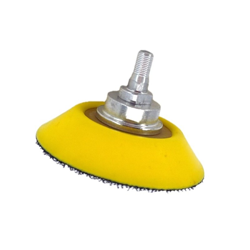 Suport flexibil cu velcro pt. dischete / paduri diamantate si accesorii cu scai Ø50mm - prindere filet M5x0.5mm - CNO-MPU350W-PA