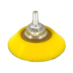 Suport flexibil cu velcro pt. dischete / paduri diamantate si accesorii cu scai Ø50mm - prindere filet M5x0.5mm - CNO-MPU350W-PA