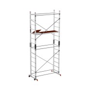 Schela aluminiu mobila 2x2(m), inaltime 4m, platforma 1,6x0,45(m), max. 150kg - CNO-SME-ADDY5M