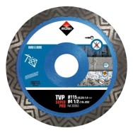 Disc diamantat pt. materiale foarte dure 115mm, TVP 115 SuperPro - RUBI-30983