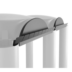 Sistem de cofrare din plastic TIMPANO ATLANTIS h.15 cm 71 x 71 cm TUBO Ø110mm