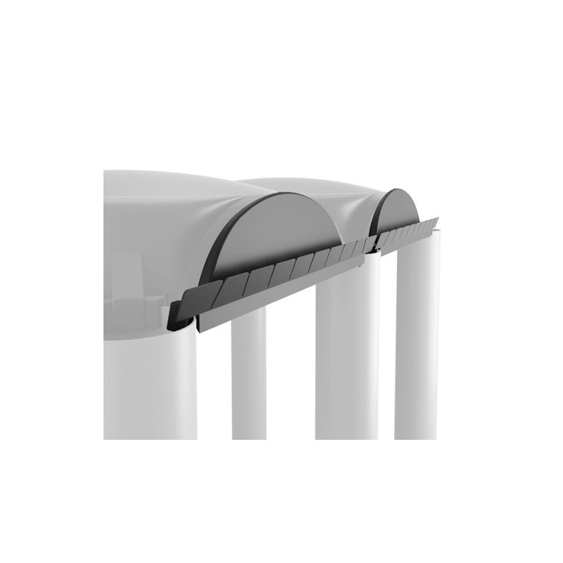 Sistem de cofrare din plastic TIMPANO ATLANTIS h.15 cm 71 x 71 cm TUBO Ø110mm