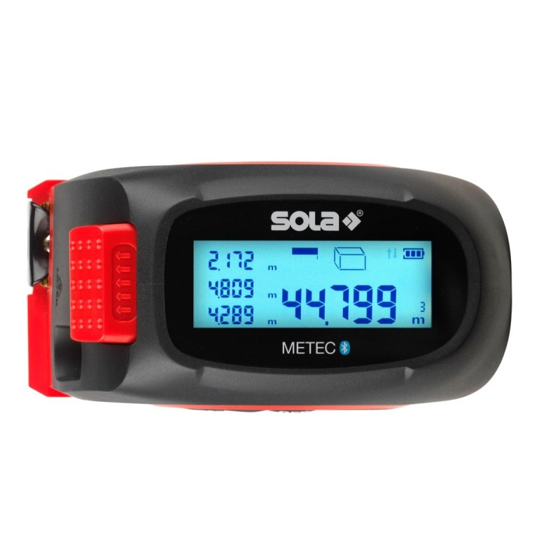 Ruleta digitala 5m cu telemetru laser 20m, Bluetooth, SOLA METEC - Sola-71510201