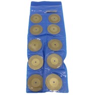 Set de 10 discuri diamantate taiat si slefuit ceramica 40mm si 2 axuri pentru CRIANO MPU350W - CNO-MPU350W-DD35