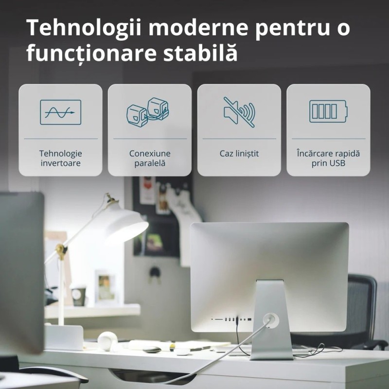Generator de curent 2.0 kW inverter - benzina - Konner & Sohnen - KS-1900iS