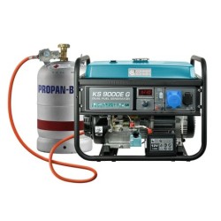 Generator de curent 6.5 kW HIBRID (GPL + Benzina) - Konner & Sohnen - KS-9000E-G
