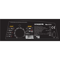 Stager PLUS-K80W Tun de aer cald, ardere directa, 20kW, motorina, 230V, 400mc