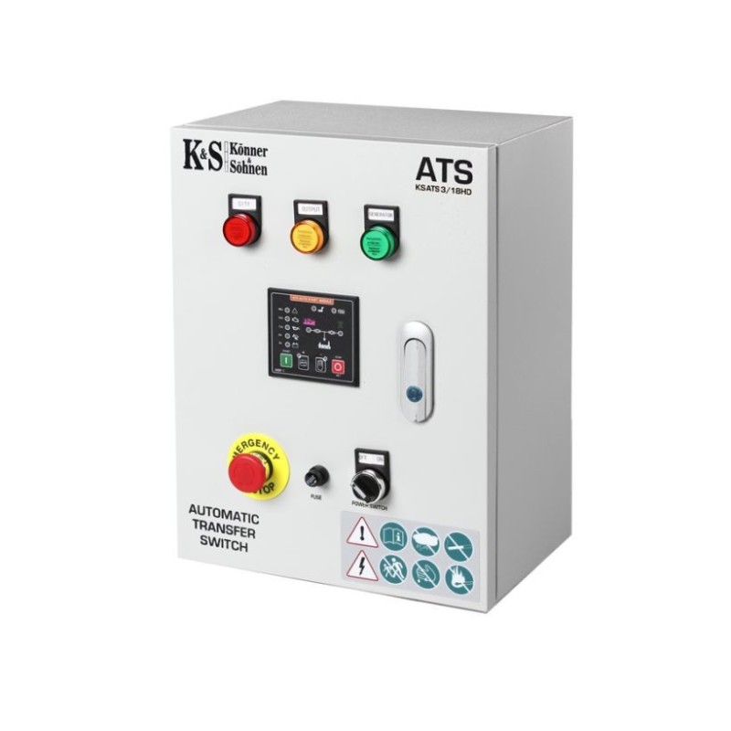 Panou de automatizare pt. Generatoarele Konner & Sohnen seria Heavy Duty 380V - KS-ATS-3/18HD