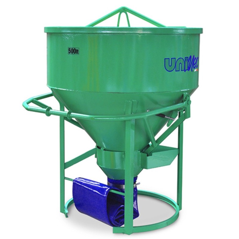 Bena beton cu furtun descarcare centrala 750 lt UNIMEC FG16CT75