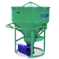 Bena beton cu furtun descarcare centrala 500 lt UNIMEC FG16CT50