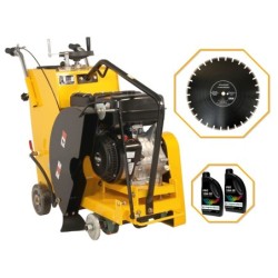 Pachet Masalta MF20-3 Taietor beton, asfalt 500mm, Robin EX40, benzina + URBAN CUT disc diamantat 500x3.6x10x25.4mm + 2L PRO 10W