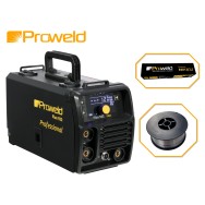 Pachet ProWELD Flux 932 Invertor sudare Flux, MMA + E71T-GS sarma sudura flux 0.8mm, rola 1kg/D100 + E6013 electrozi rutilici 2.