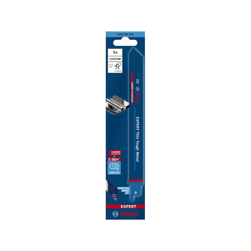Bosch Panza ferastrau sabie S1022EHM Expert Thick Tough Metal, 200mm, 1.4mm
