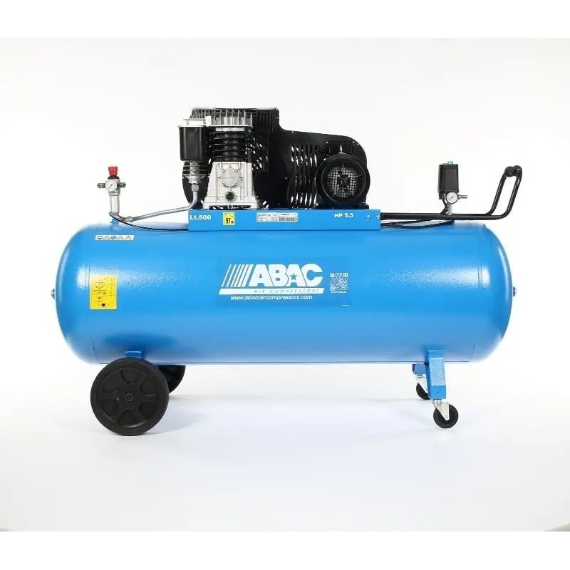 Compresor de aer cu piston - 400V, 4kW, 653 L/min, 10 bari - Rezervor 500 Litri - ABAC-PRO-B5900B-500-CT5,5 Compresor de aer cu piston - 400V, 4kW, 653 L/min, 10 bari - Rezervor 500 Litri - ABAC-PRO-B5900B-500-CT5,5