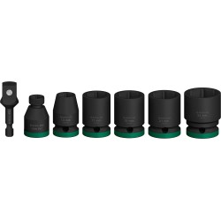 Bosch Set 7 tubulare impact, 1/2", 13-24mm