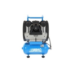 Compresor de aer cu piston fara ulei, silentios - 1.5 kW, 230 L/min, 9 bari - Rezervor 6 Litri - ABAC-START-QUIETE-OS20