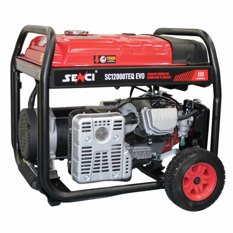 Generator de curent SENCI SC12000TEQ EVO P.max=9.5kW 230V/400V, roti si manere incluse