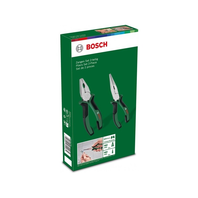 Bosch Set 2 Clesti, combinat si varf semirotund, 180mm