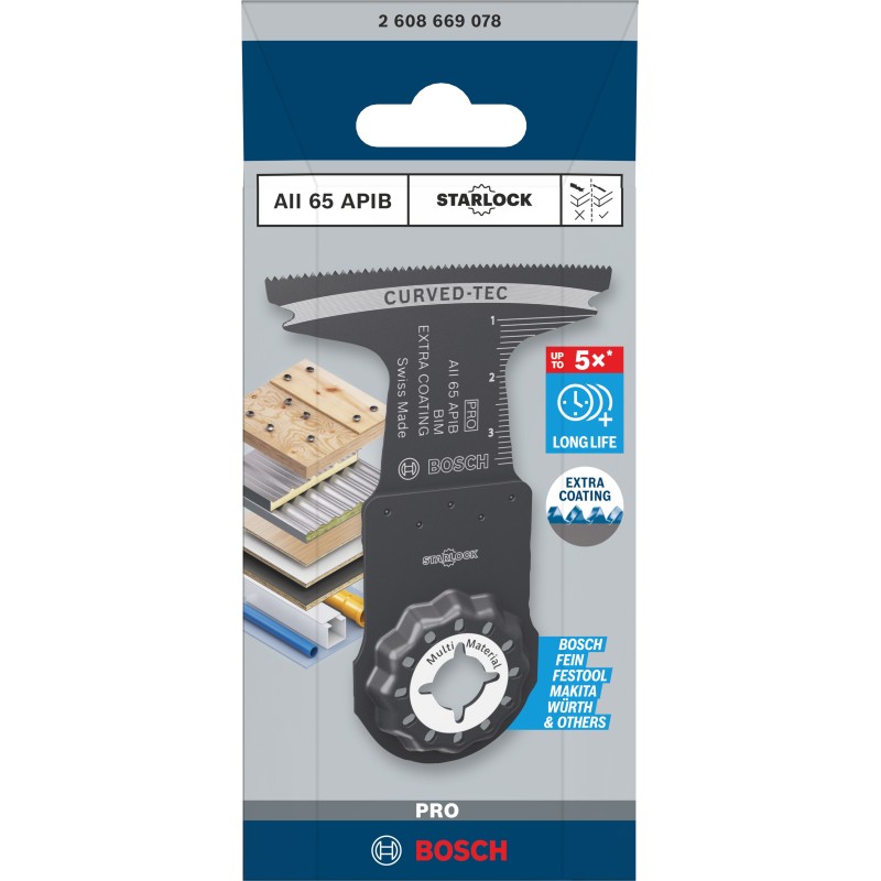 Bosch Panza pentru scule multifuncționale Expert PRO, 65X40mm