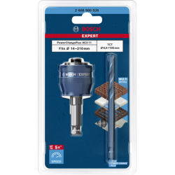 Bosch Adaptor carotă Expert Power Change Plus Hex11 + burghiu centrare 8.5x105mm