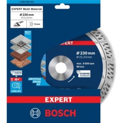 Bosch Disc diamantat Expert MultiMaterial 230x15x2.4x22.23mm