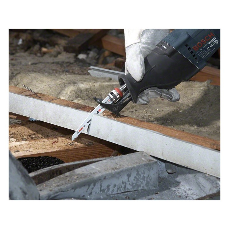 Bosch Set 2 panze ferastrau sabie S 1111 DF Heavy Wood and Metal, 225x19x1.25mm