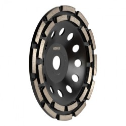 Cupa diamantata rand dublu diamant - Beton/Abrazive 180x22.2mm-BIHUI-CG1900W
