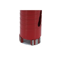 Carota diamantata Super PREMIUM ø35mm x 180mm x M16 pentru gaurire Beton armat, Zidarie, Granit - DXQZ.REDCORE.35