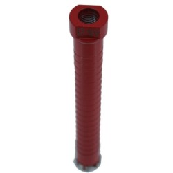 Carota diamantata Super PREMIUM ø25mm x 180mm x M16 pentru gaurire Beton armat, Zidarie, Granit - DXQZ.REDCORE.25