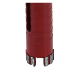 Carota diamantata Super PREMIUM ø25mm x 180mm x M16 pentru gaurire Beton armat, Zidarie, Granit - DXQZ.REDCORE.25