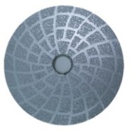 Paduri / dischete diamantate brazate in vacuum pt. slefuire uscata #50 Ø125mm - DXDY.DRYPADVACU.125.0050