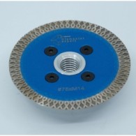 Disc Diamantat pt. Placi ceramice, Gresie, Faianta 76mm M14 - DXDY.MDB75.M14