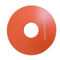 Freza diamantata pentru profilare granit, marmura, gresie Profil Semicerc Full Bullnose exterior, R-20mm, ∅75x22,23mm - DXDY.FPP