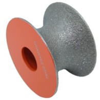 Freza diamantata pentru profilare granit, marmura, gresie Profil Semicerc Full Bullnose exterior, R-20mm, ∅75x22,23mm - DXDY.FPP