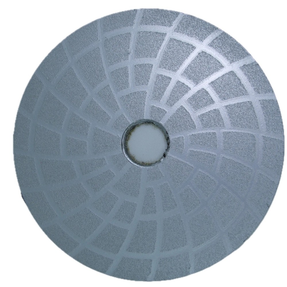 Paduri / dischete diamantate brazate in vacuum pt. slefuire uscata #200 Ø125mm - DXDY.DRYPADVACU.125.0200