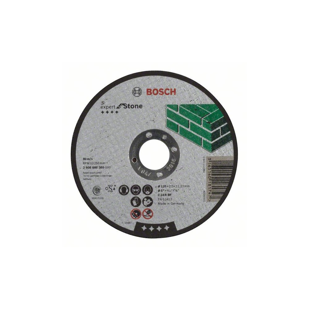 Bosch Disc de taiere drept Expert for Stone C 24 R BF, 125mm, 2.5mm