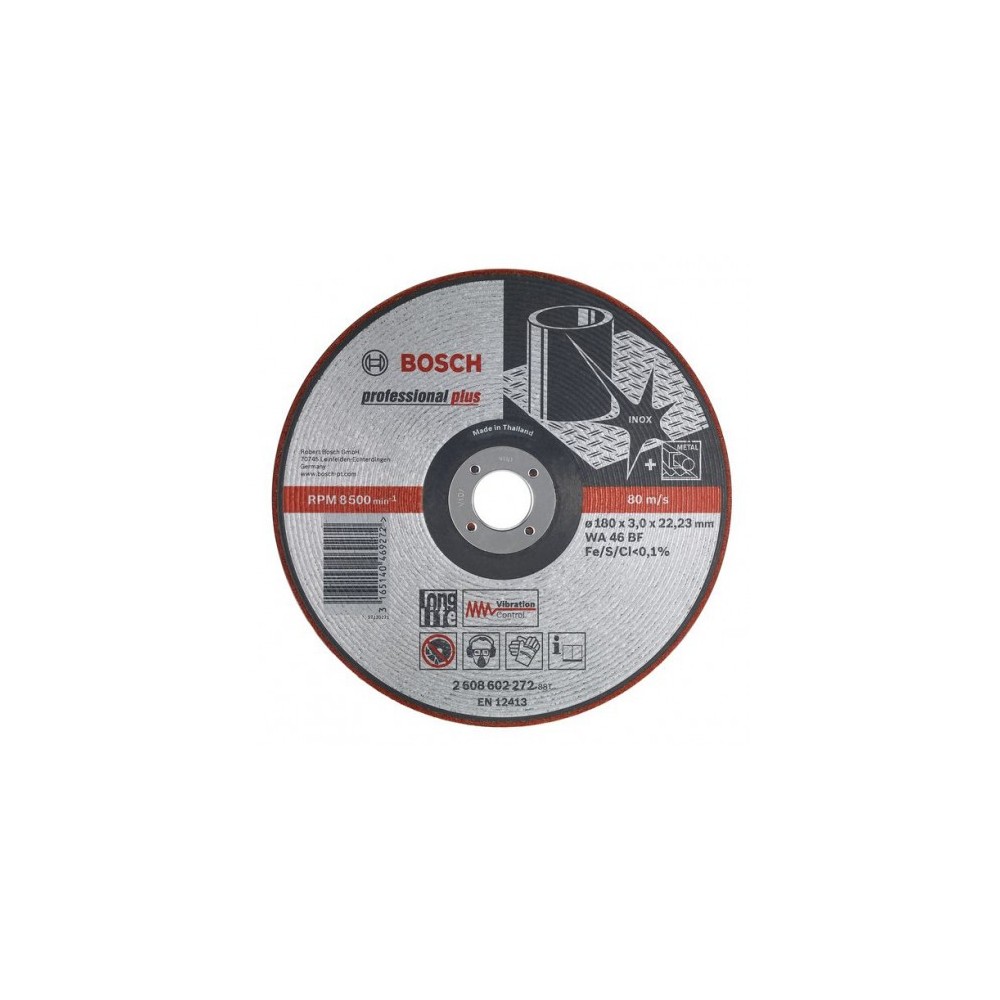 Bosch Disc slefuire semiflexibil, 180x22.23x3.0mm