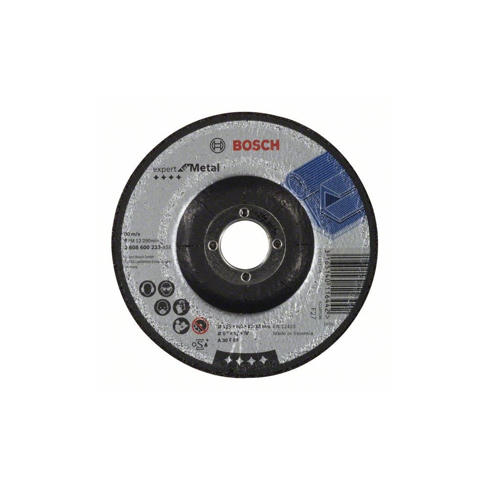 Bosch Disc slefuire metal 125x6mm