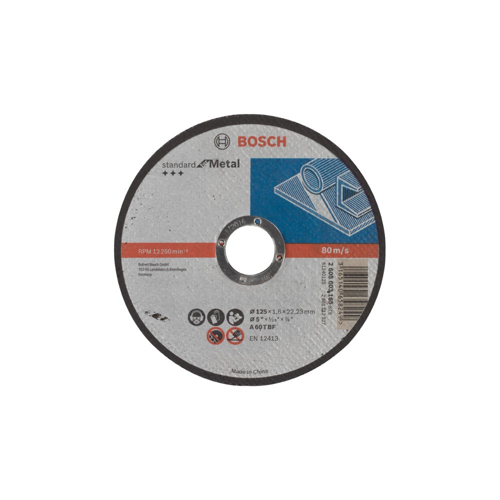 Bosch Disc taiere Standard for Metal 1.6x22.23x125mm