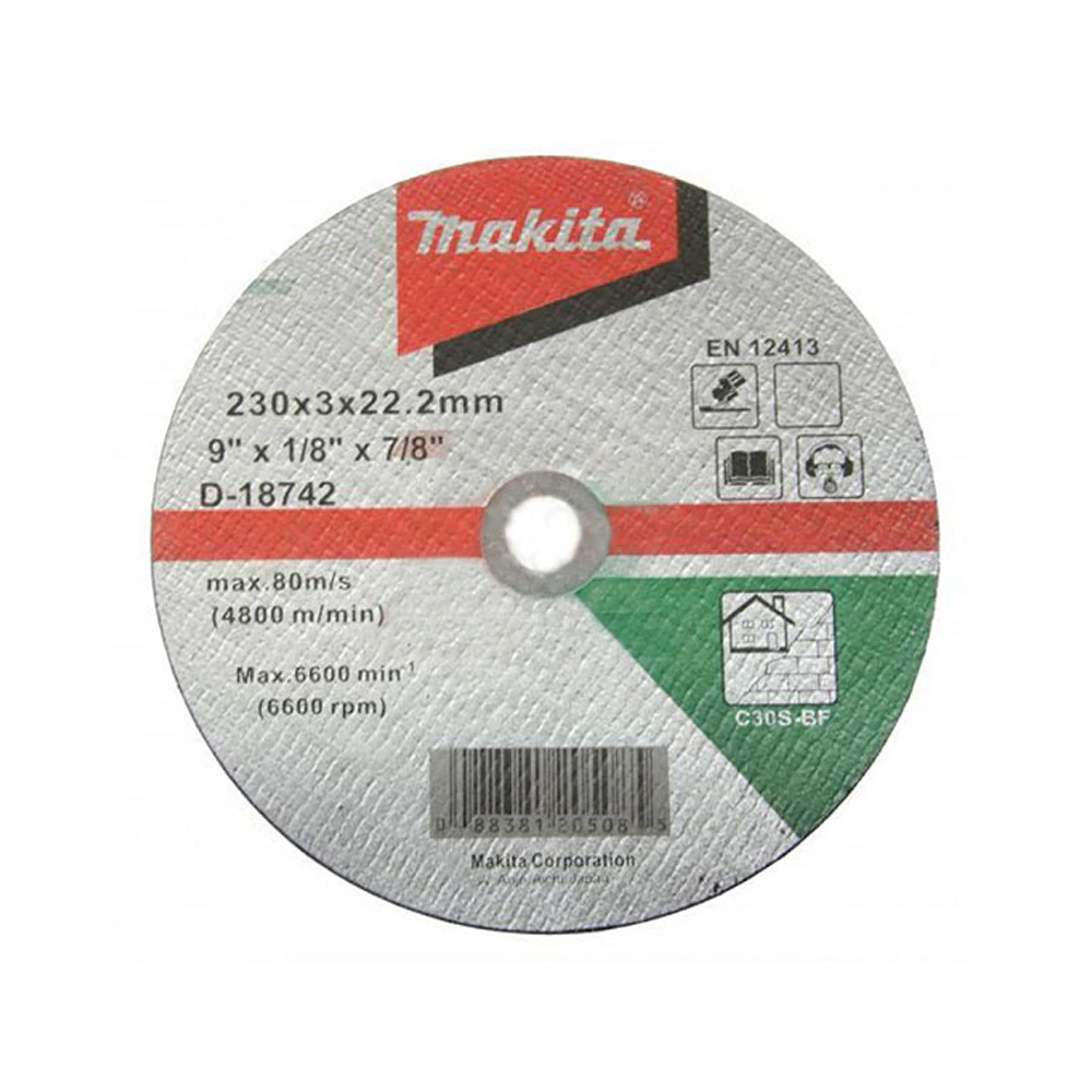 Makita D-18742 Disc taiere piatra, 230x22.2x3mm