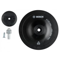Bosch Disc (taler) suport pentru foi abrazive cu tija de fixare 8 mm, Ø 125 mm pentru GBM