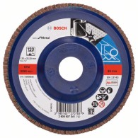 Bosch Disc de slefuire evantai X571, Best for Metal D125mm G120, drept