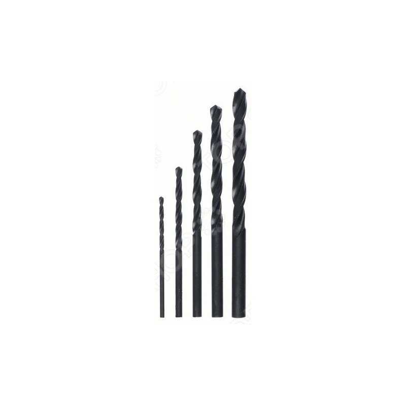 Bosch Set 5 burghie pentru metal HSS-R, DIN 338, D2-6mm