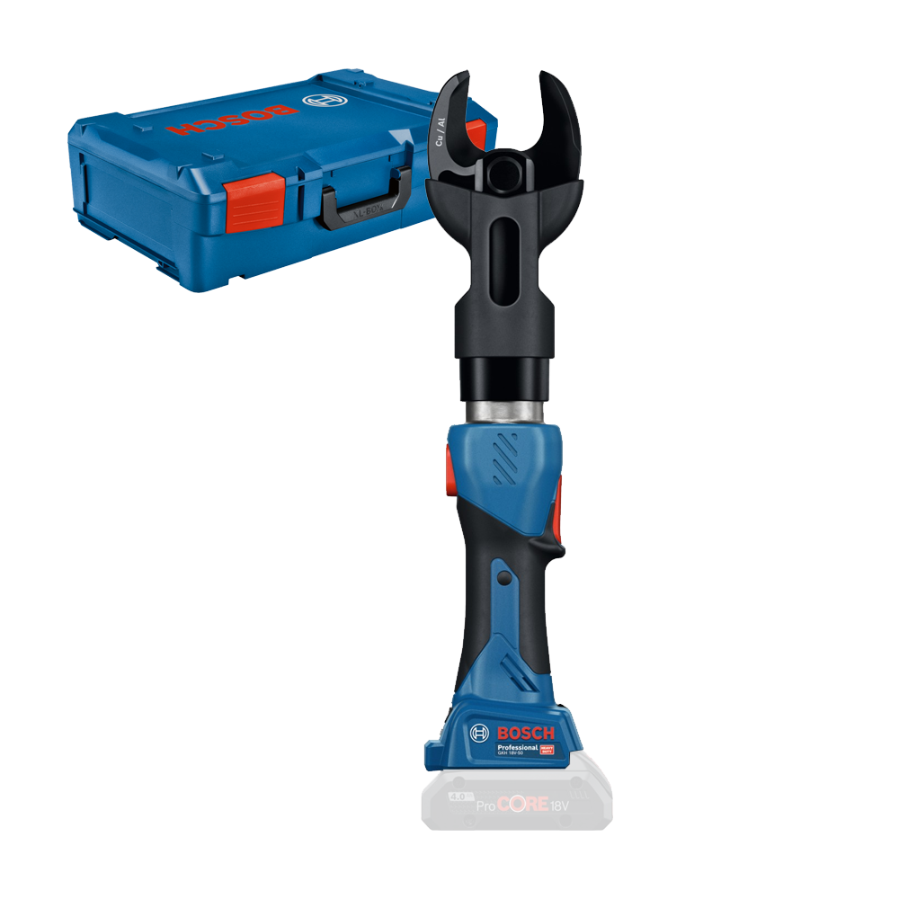 BOSCH GKH 18V-50 (SOLO) Aparat de taiere hidraulica Li-Ion, fara acumulator in set + L-BOXX