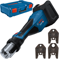 BOSCH GPT 18V-32 (SOLO) Aparat de presare Li-Ion, fara acumulator in set + Gheare presare U16, U20, U25 + XL-BOXX