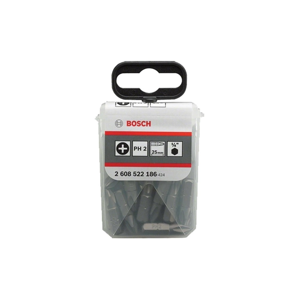 Bosch Set 25 buc cap de surubelnita extra dur PH 2, 25mm