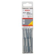Bosch Set 10 burghie pentru gaurire cu percutie SDS Plus-5, 6x100x165mm