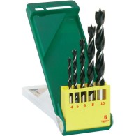 Bosch Set 5 burghie pentru lemn, D4-10mm