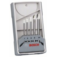 Bosch Set 5 burghie pentru placi ceramice CYL-9, D4-10mm