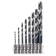 Bosch Set 8 burghie HSS Impact Control, D2-10mm